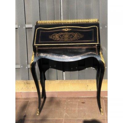 Secretary Desk In Slope Napoleon III Period XIX