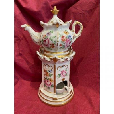 Paris Porcelain Teapot Teapot Louis XV Style