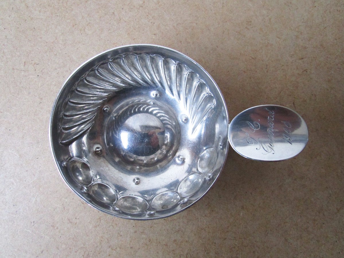 Old Taste Wine Or Wine Cup In Sterling Silver Minerva Hallmark Attributed Jc Gonnard 1900-photo-2