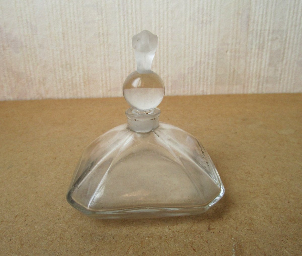 Ancien Rare Flacon De Parfum Le Porte-bonheur d'Orsay 1913 Cristal Julien Viard.-photo-4