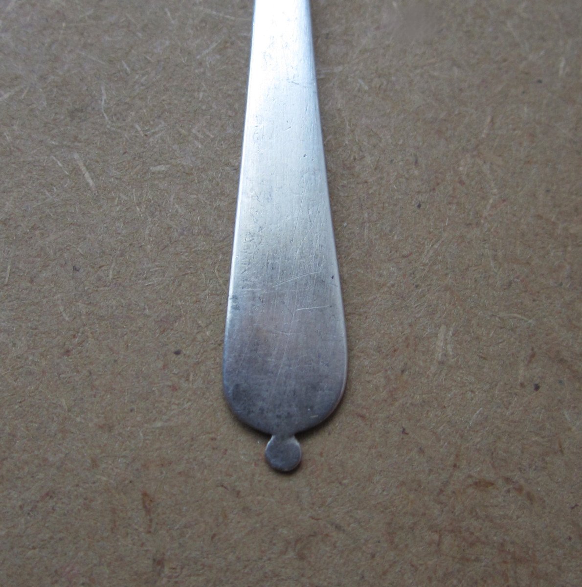 Small Salt Spoon Or Shovel In Solid Silver 18th Century Farmers General Bayonne?-photo-3