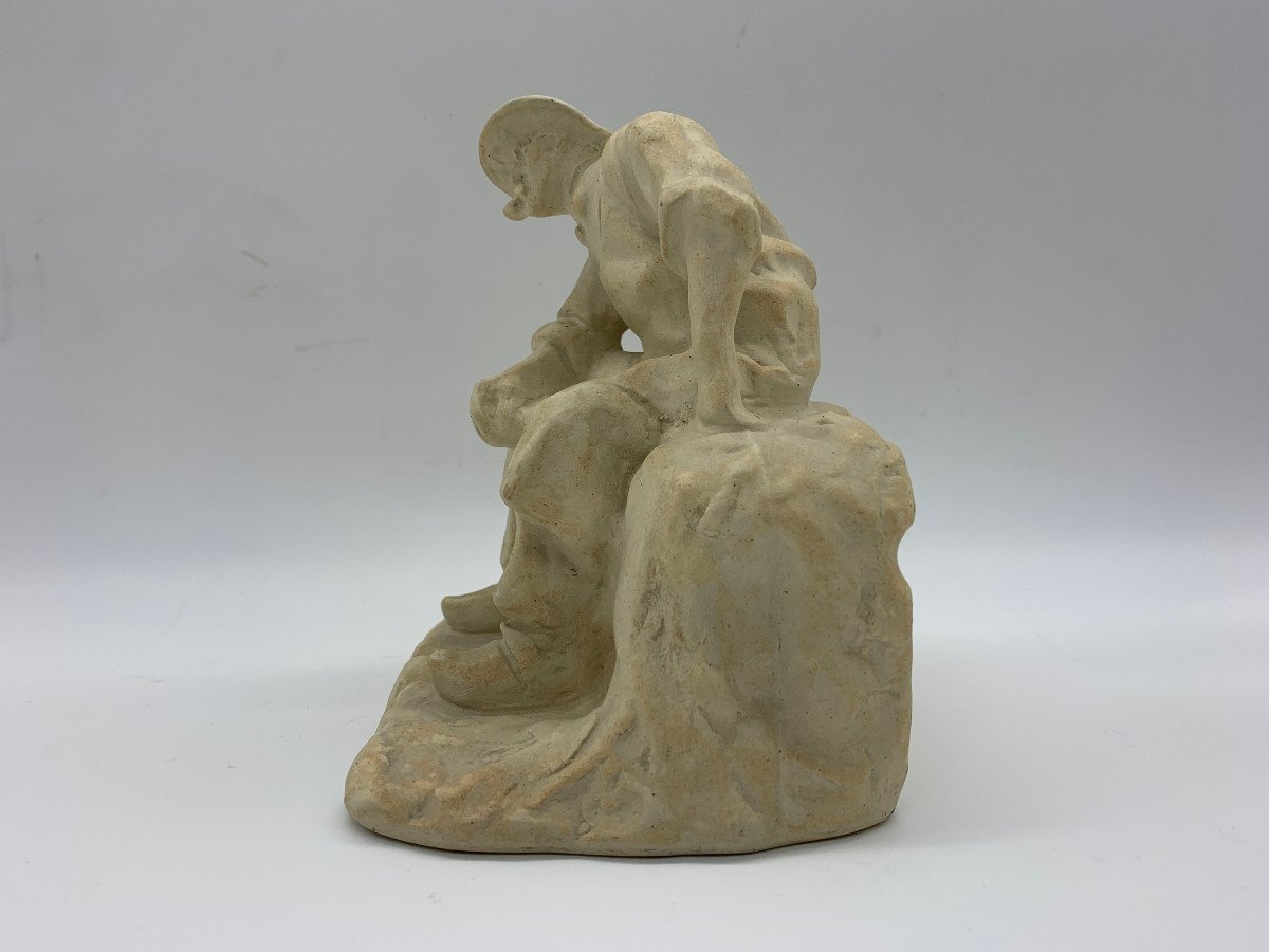Old Man In Sandstone, Named "le Repos", Mougin And Ernest Wittmann-photo-2