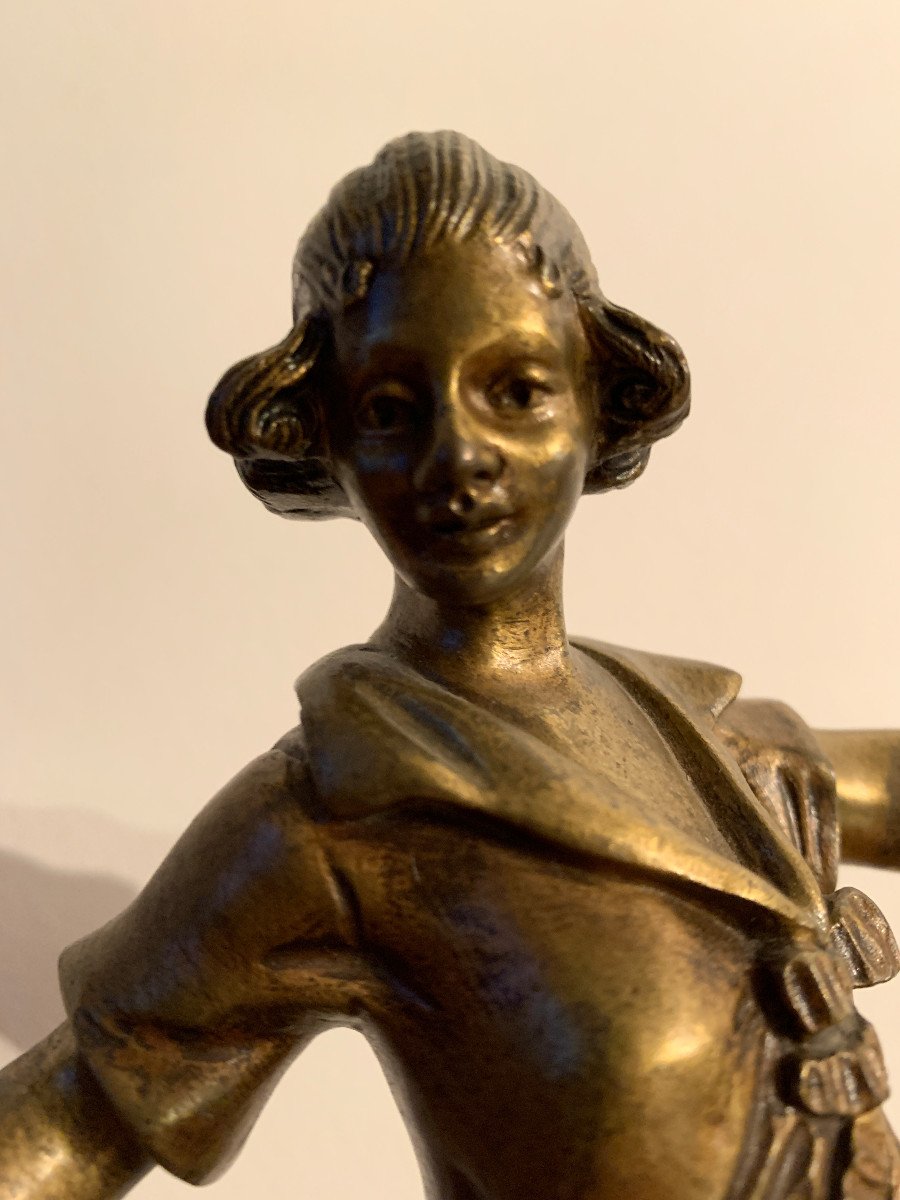 Bronze Representing Marguerite Broquedis, Georges Omerth-photo-2