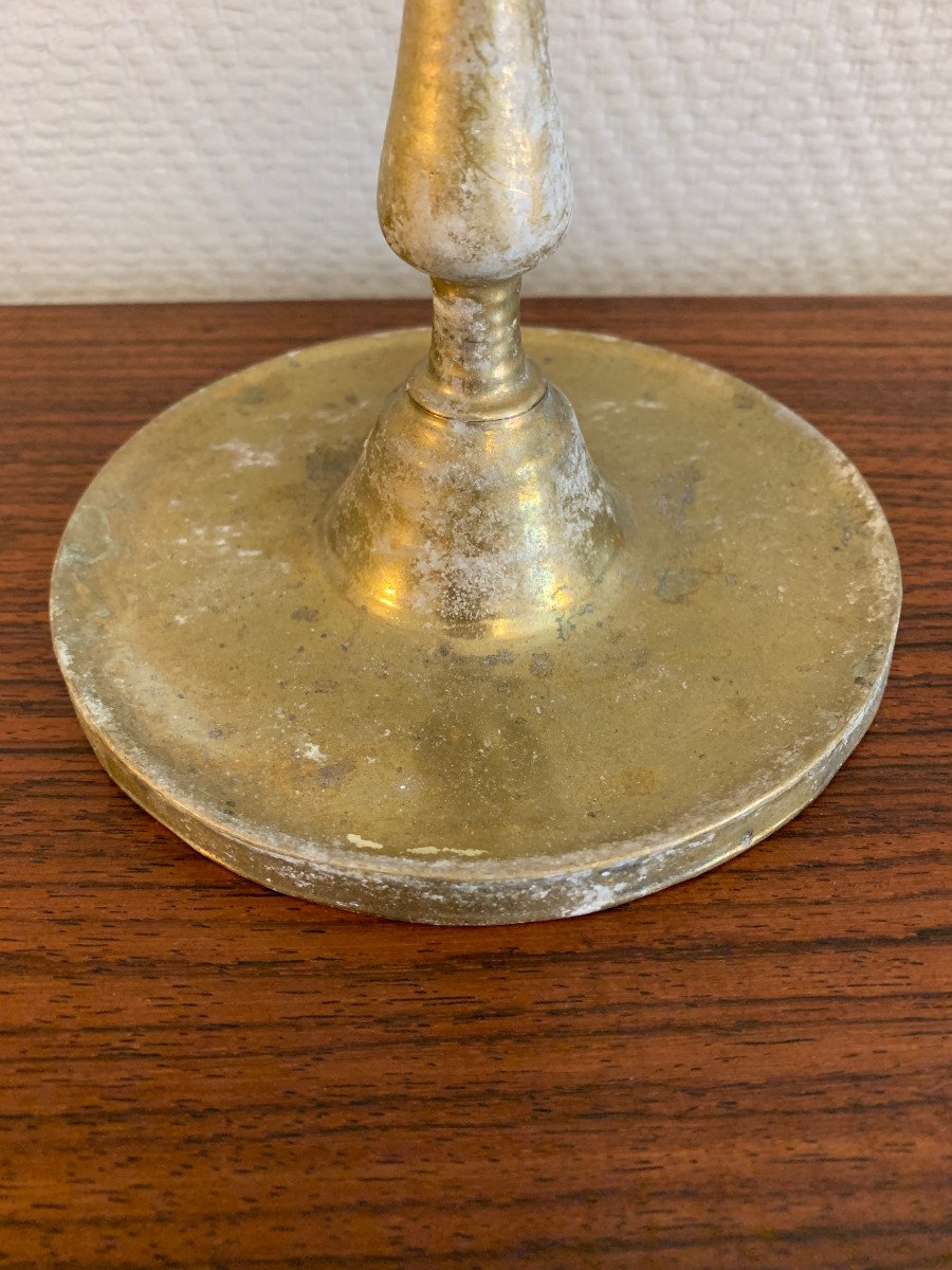 Bronze Candlestick 15th Century-photo-2