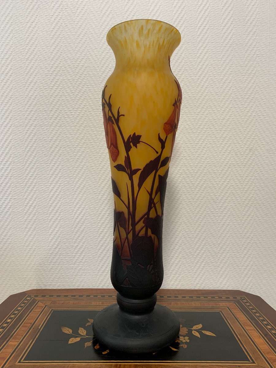 Daum Nancy - Vase With Foxgloves-photo-1