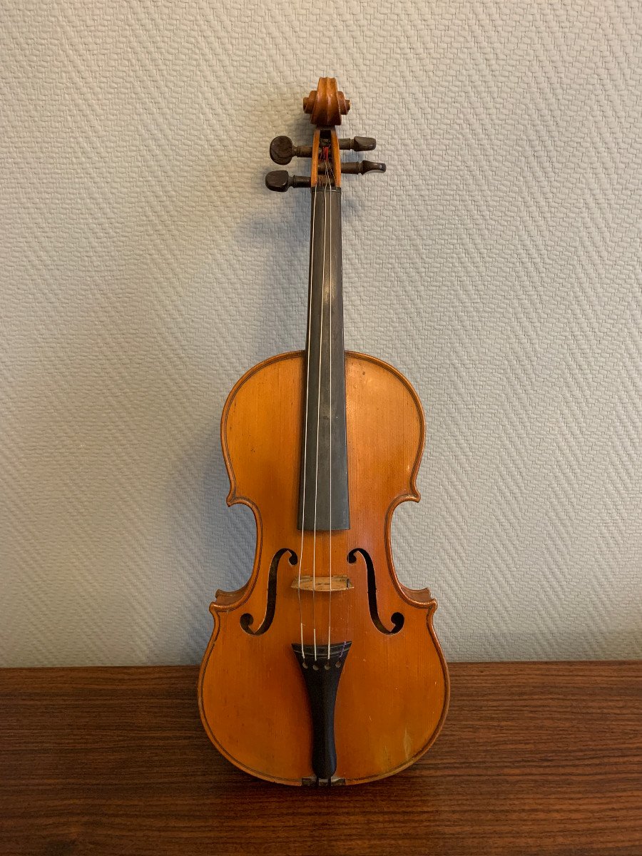 4/4 Violin François Breton 19th Century-photo-2