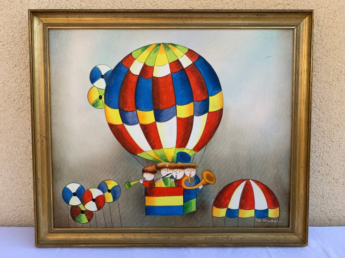 Joyce Roybal - Children Musicians And Hot Air Balloon-photo-4