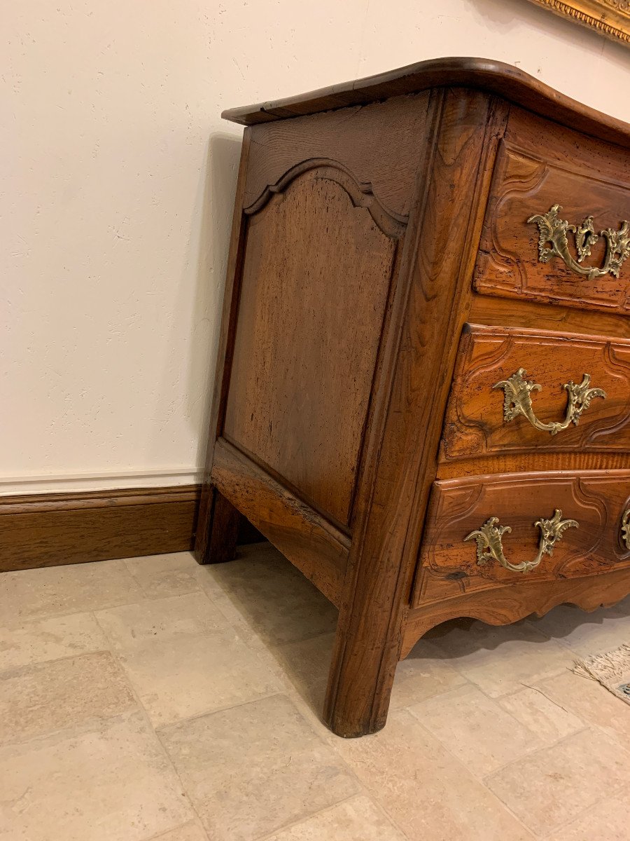 18th Century Crossbow Chest Of Drawers-photo-3