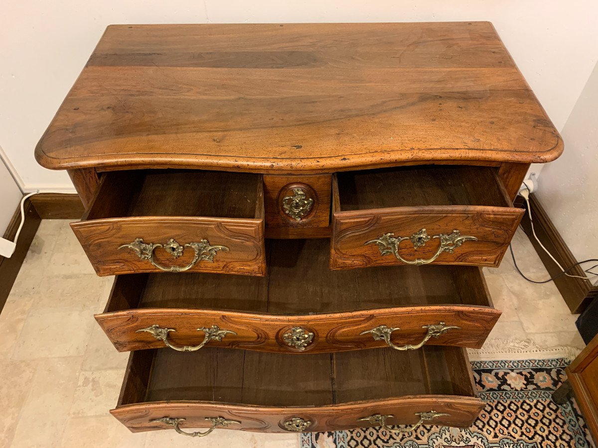 18th Century Crossbow Chest Of Drawers-photo-4