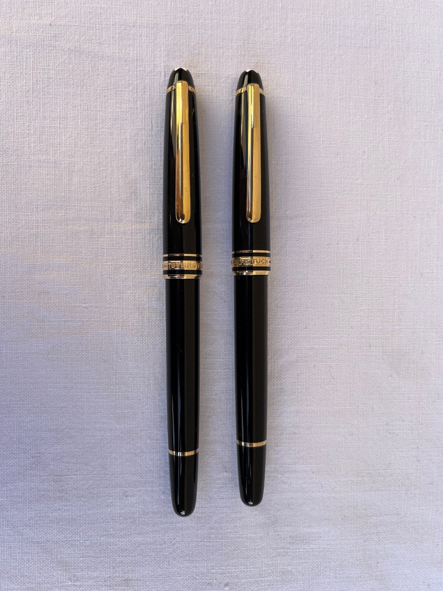 Parure Montblanc Meisterstuck plume et rollerball-photo-2