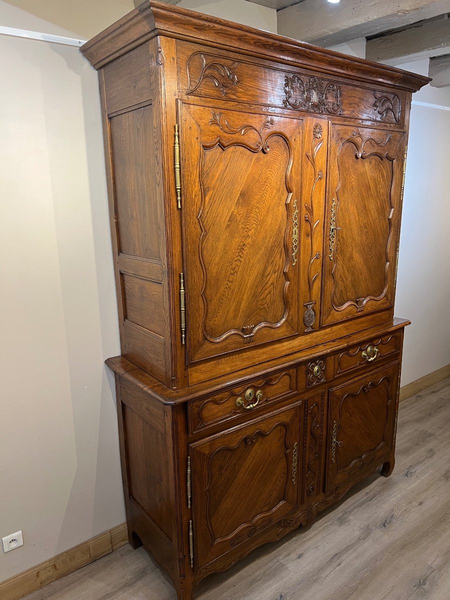 Two-body Sideboard In Lorraine Oak-photo-2