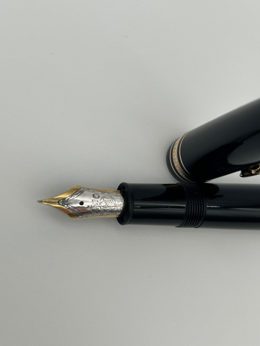 Stylo Plume Montblanc Meisterstück Classique Doré-photo-3