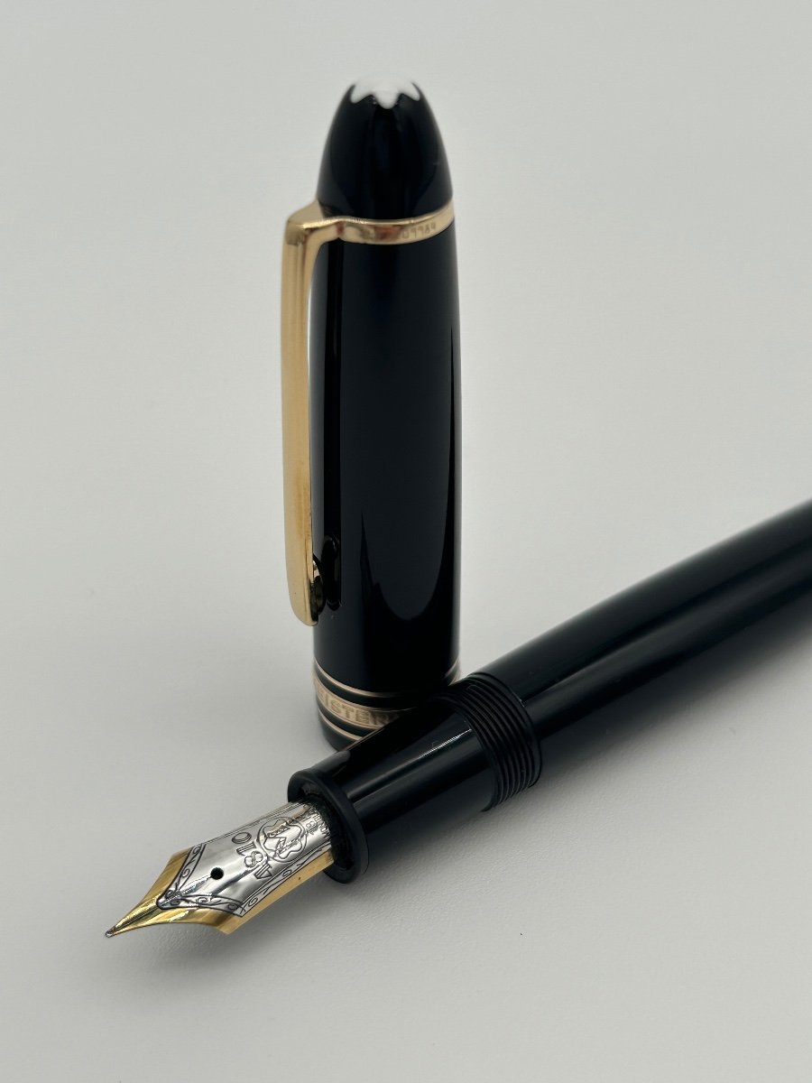 Stylo Plume Montblanc Meisterstück Classique Doré-photo-4