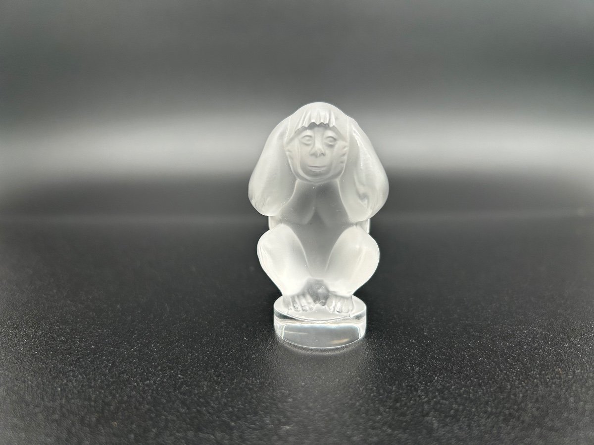 Les 3 Singes De La Sagesse - Lalique-photo-1