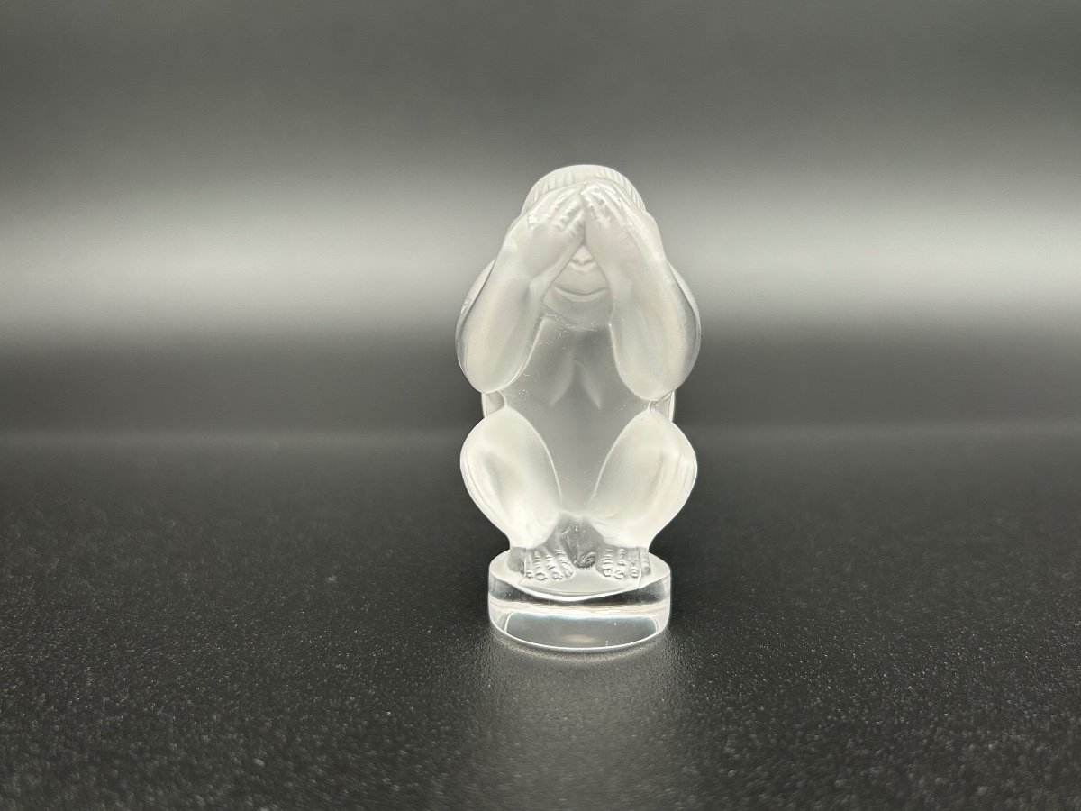 Les 3 Singes De La Sagesse - Lalique-photo-2