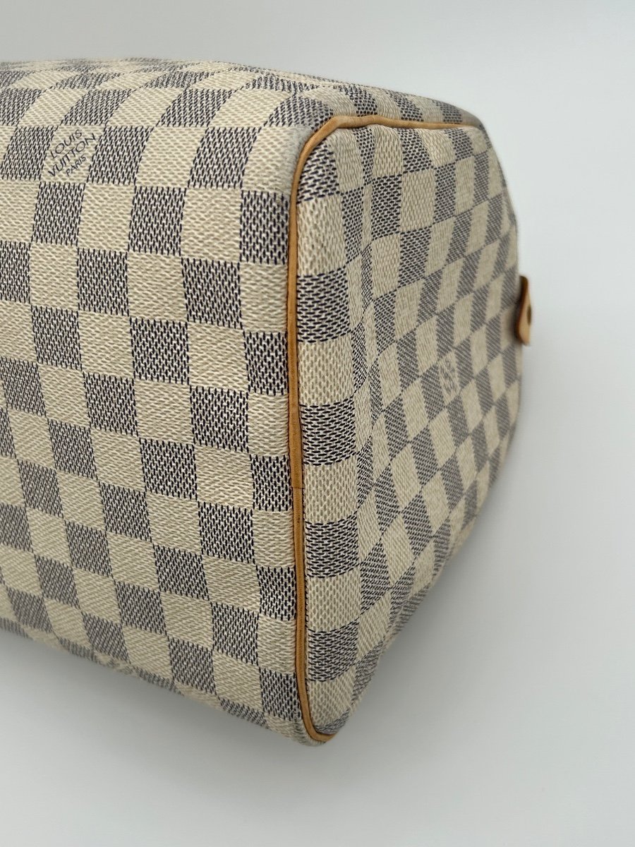 Louis Vuitton Speedy 30 Damier Azur Bag-photo-5