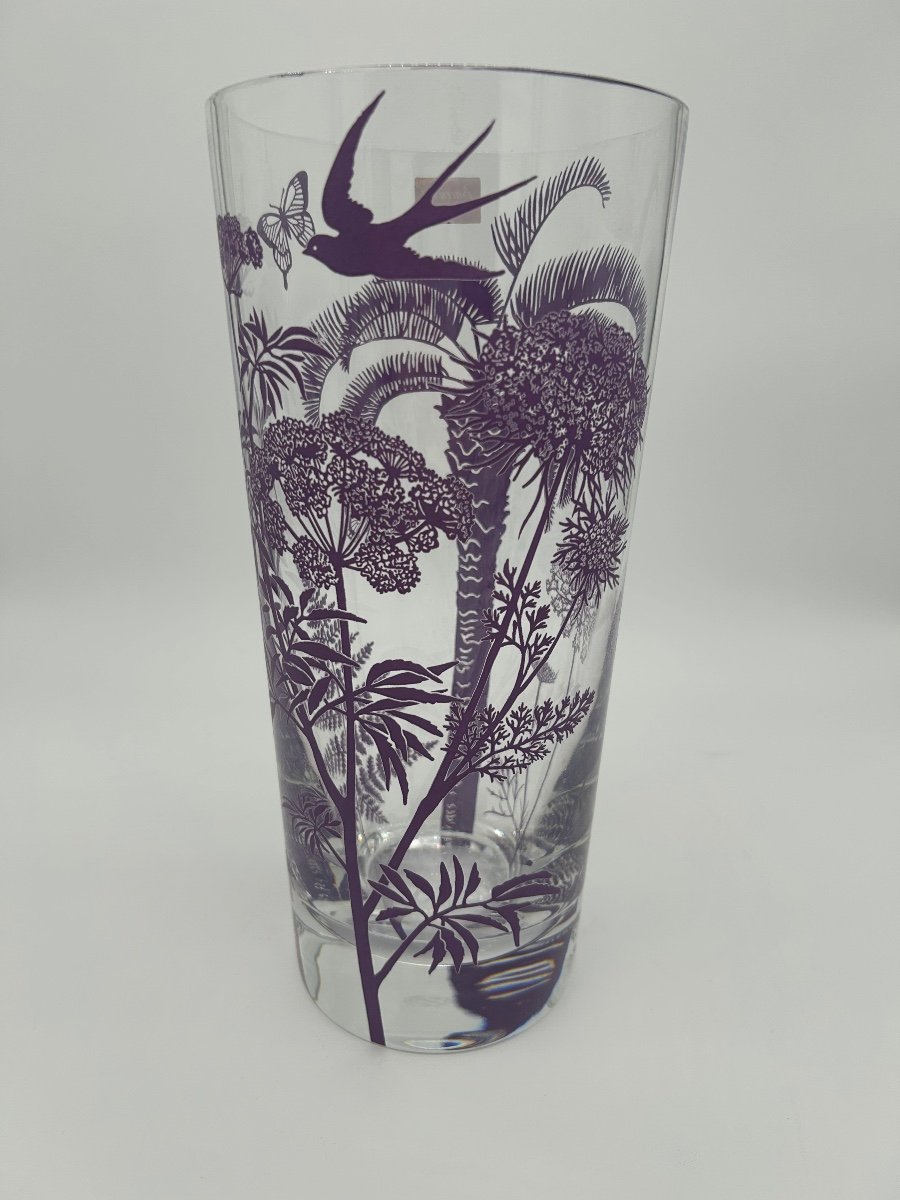 Baccarat Serigraphy Vase-photo-3