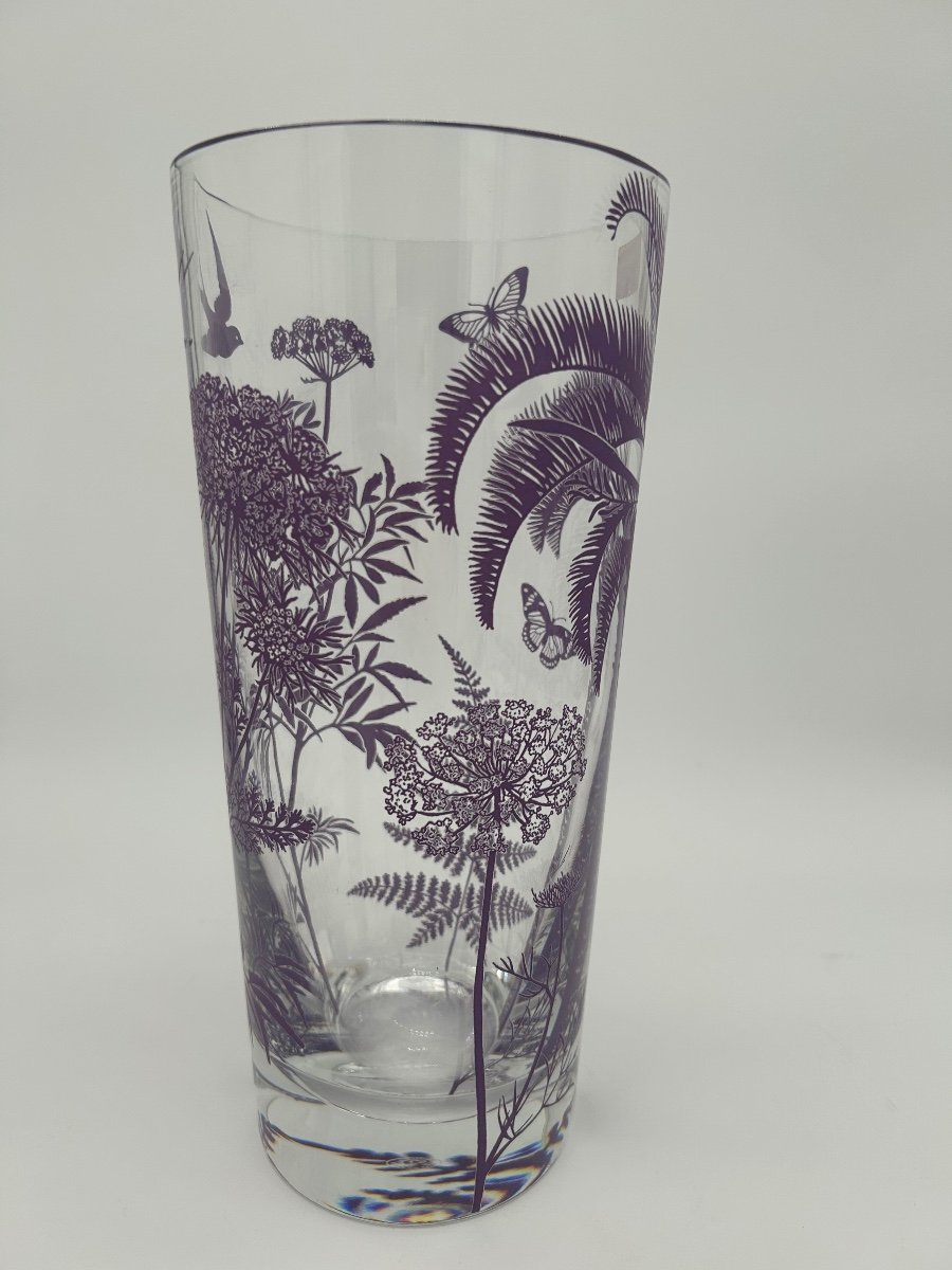 Baccarat Serigraphy Vase-photo-4