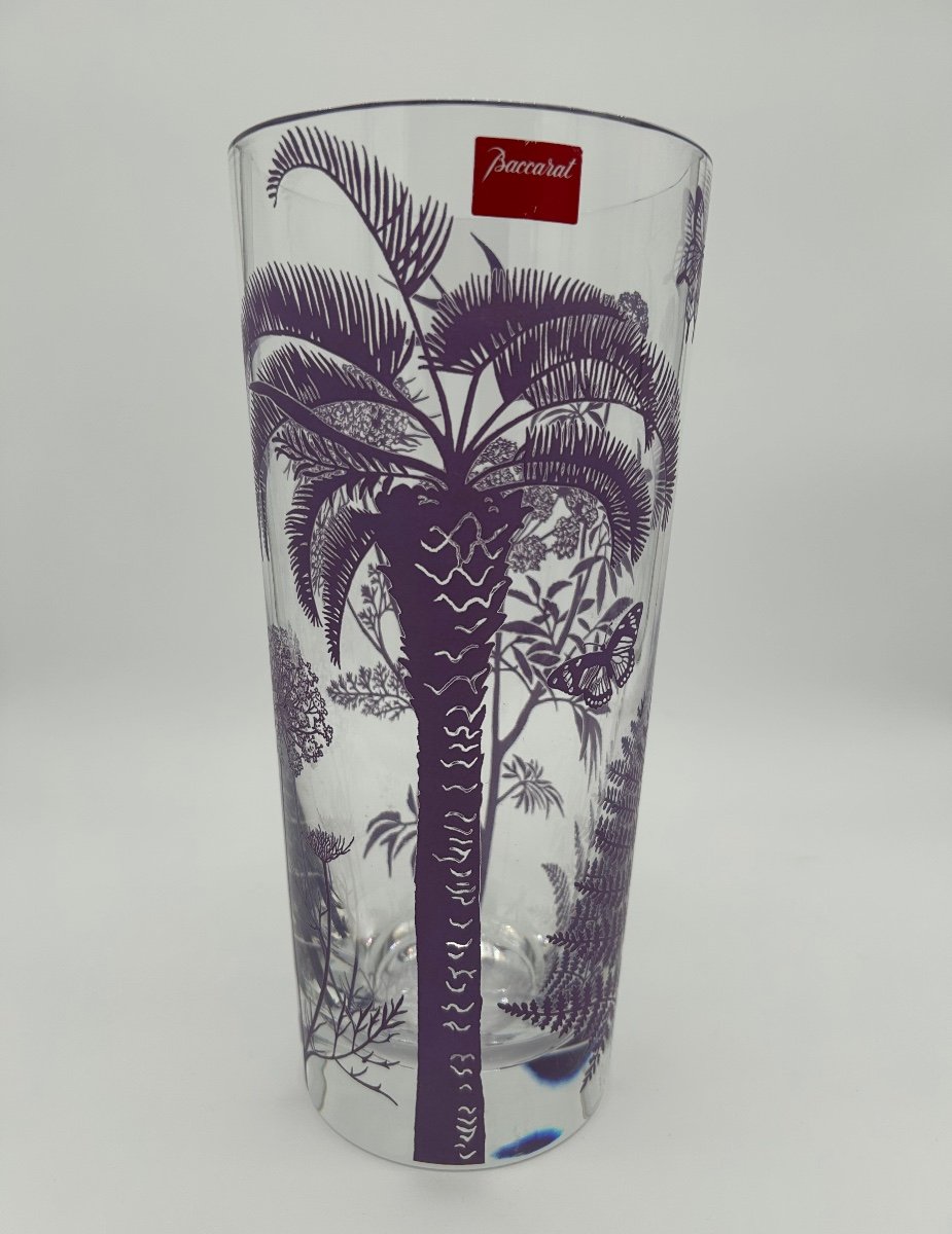 Baccarat Serigraphy Vase