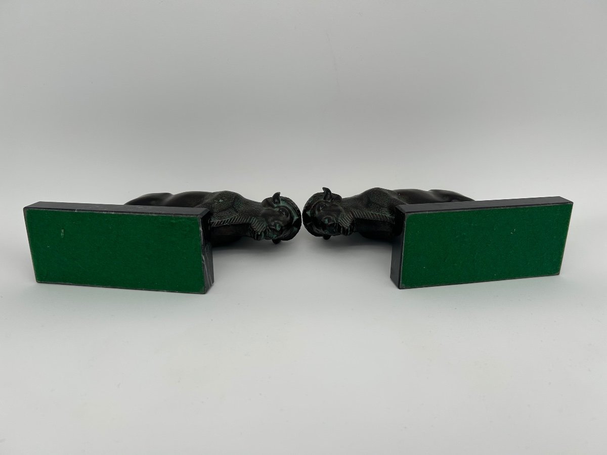 Pair Of Bookends - Max Le Verrier 1891 - 1973-photo-4