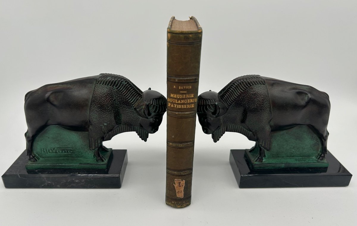 Pair Of Bookends - Max Le Verrier 1891 - 1973