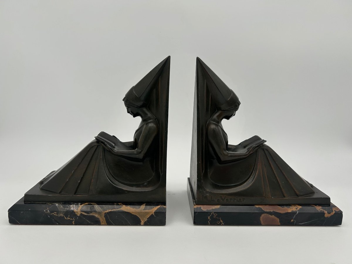 Pair Of Bookends - Max Le Verrier 1891 - 1973-photo-2