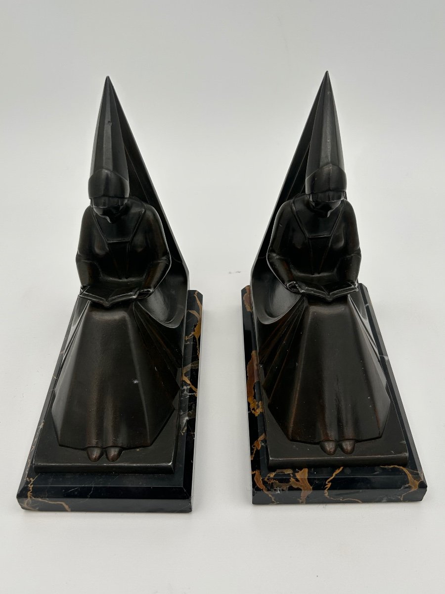 Pair Of Bookends - Max Le Verrier 1891 - 1973-photo-3