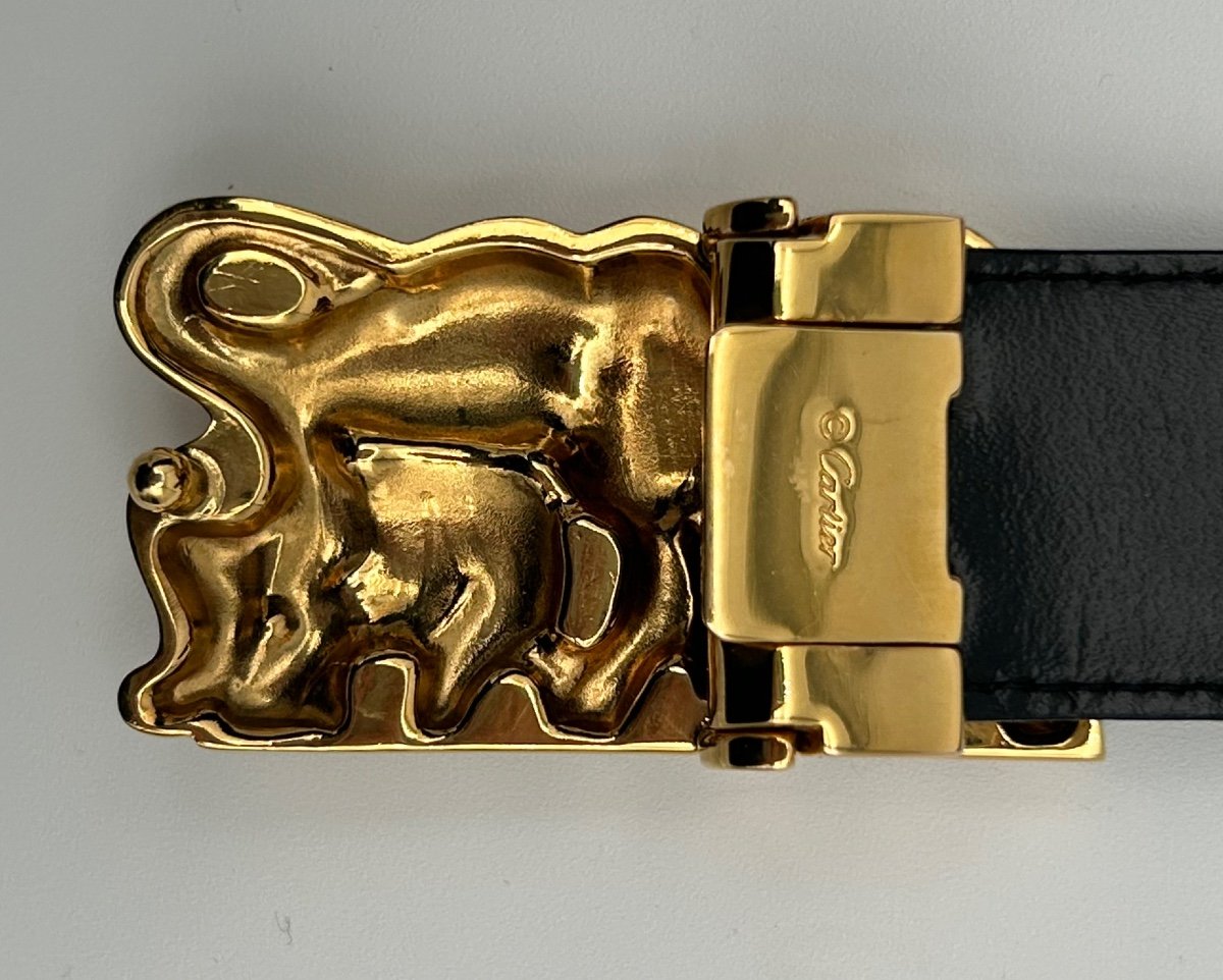 CEINTURE CARTIER ELEPHANTS-photo-3