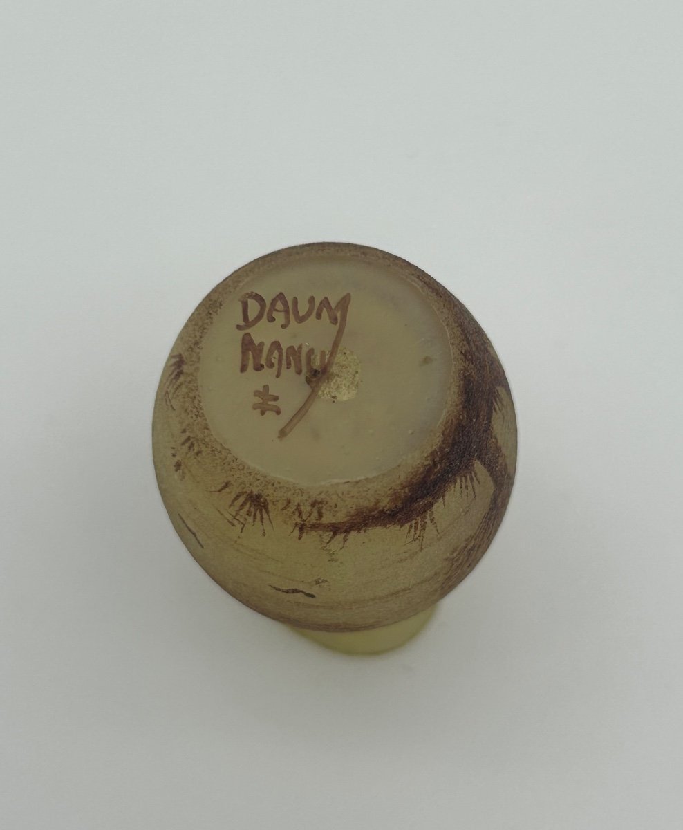 Daum Miniature Vase Lake Landscape -photo-2