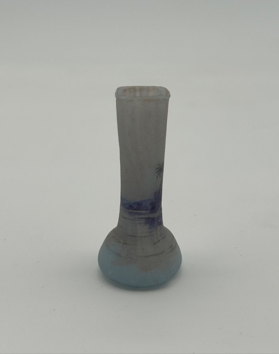 Vase Miniature Daum Paysage Orientaliste-photo-3