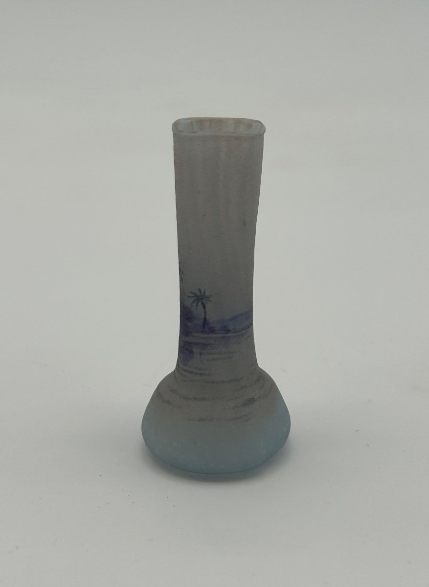 Vase Miniature Daum Paysage Orientaliste-photo-2