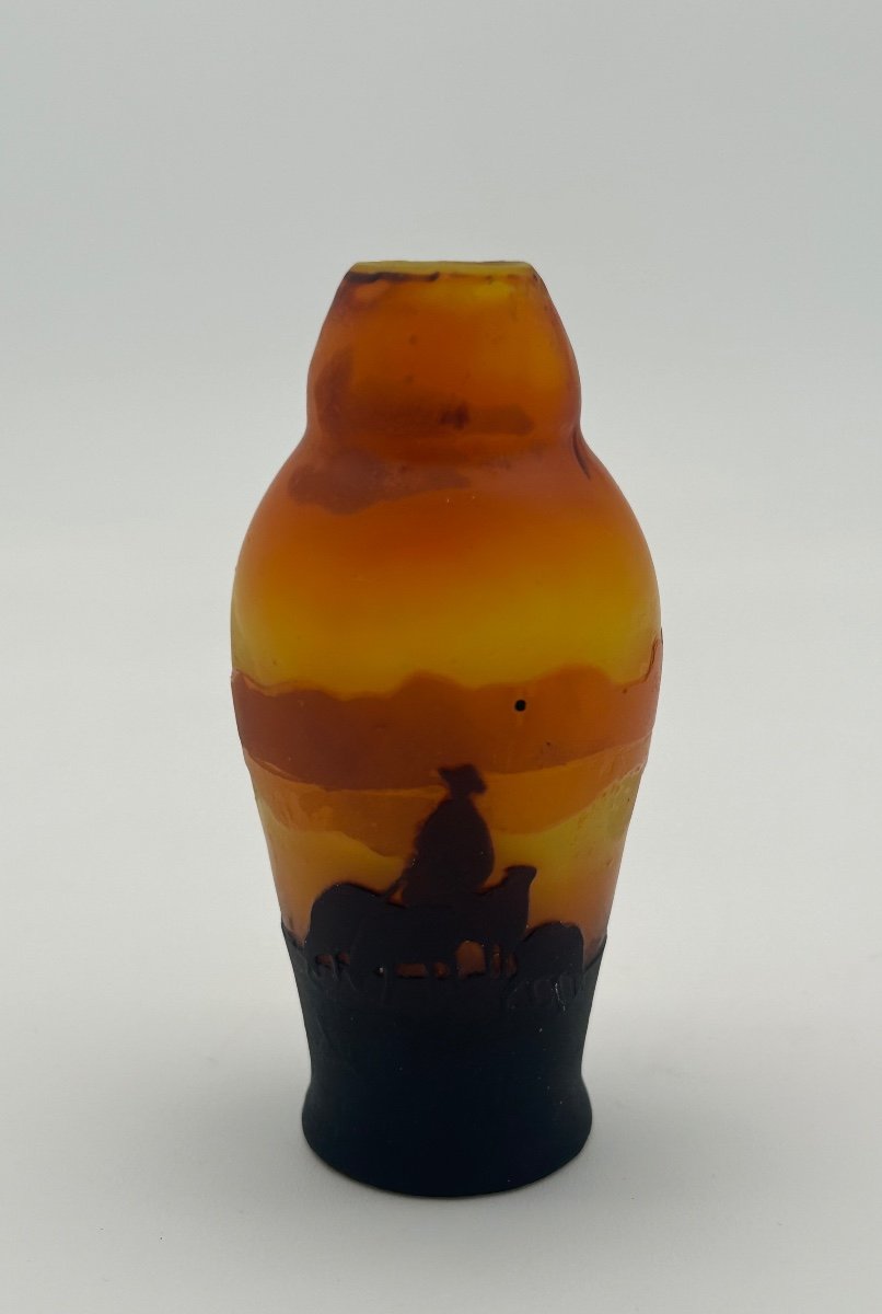 Muller Brothers Shepherd And Sheep Vase