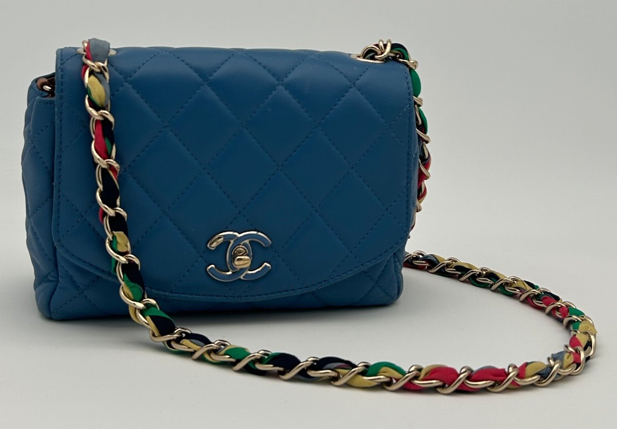 Chanel Timeless Blue Bag