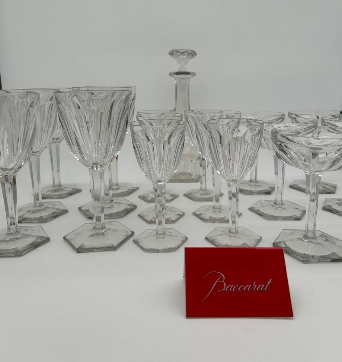 Baccarat Crystal Glasses Service – “compiègne” Model