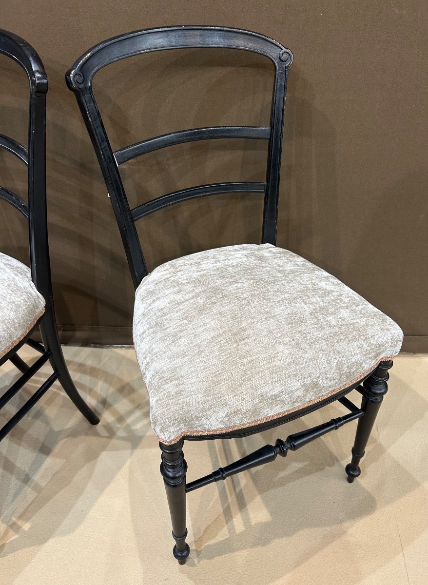 Pair Of Demoiselle Chairs - Napoleon III Period-photo-1