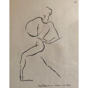 Pierre Thiriot - Ink Drawing, Dance To The Music Of Jean-sébastien Bach