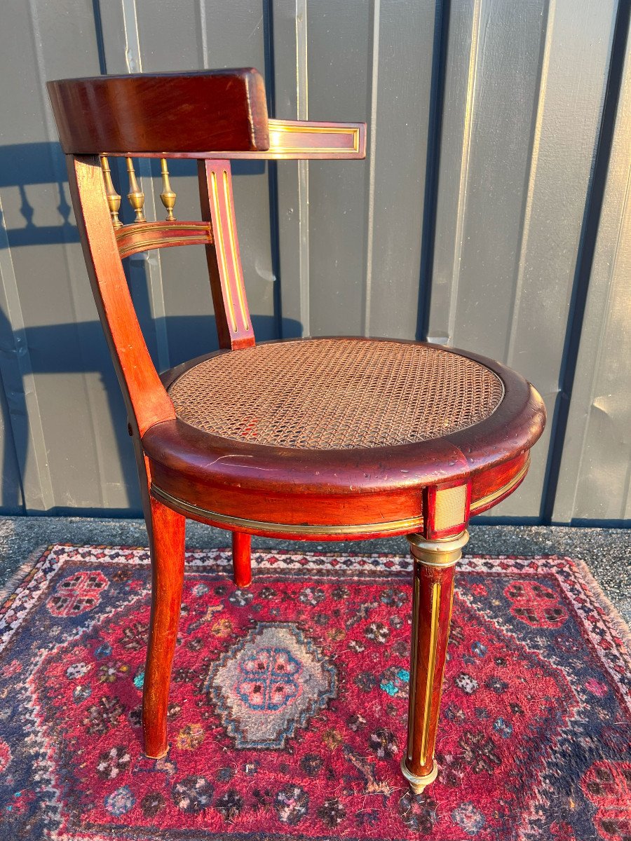 Fauteuil De Bureau Style  Louis XVI -photo-3