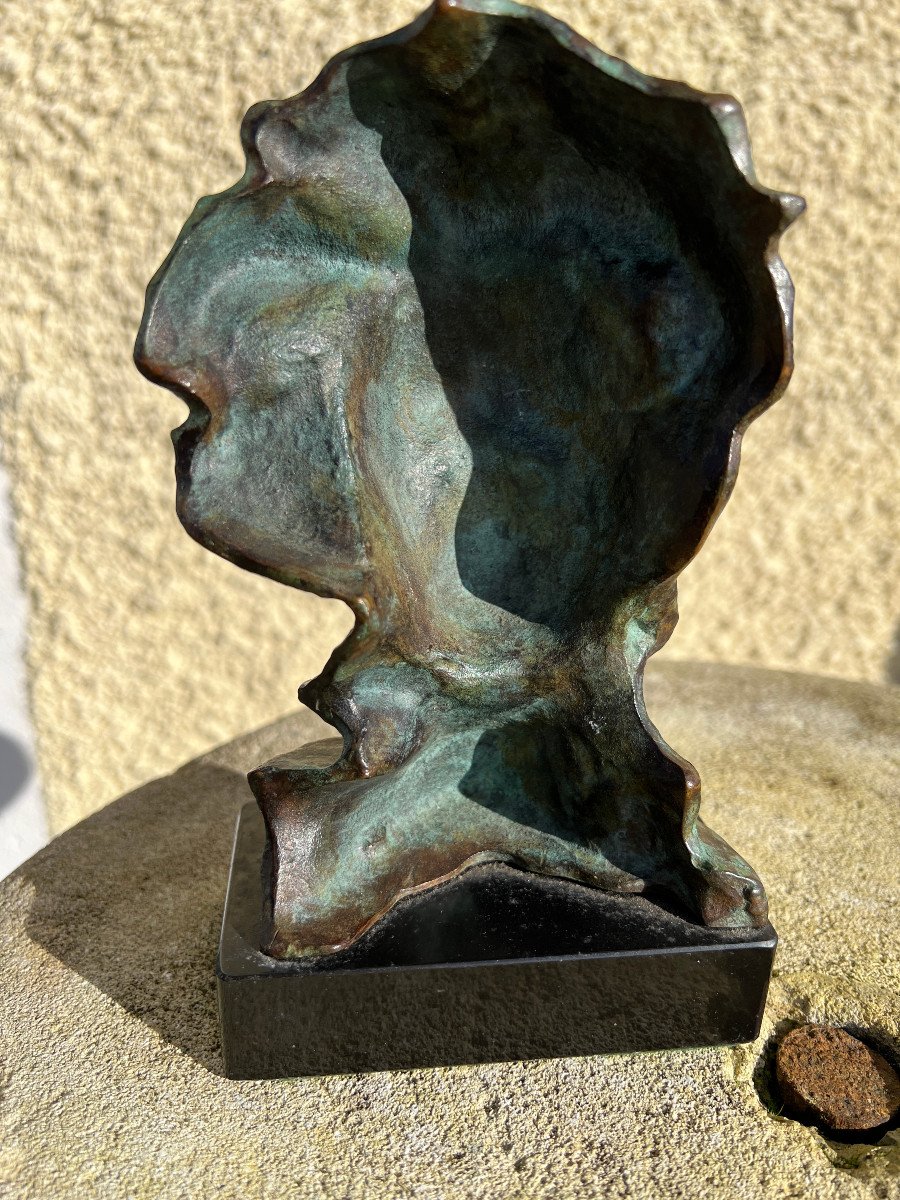 Le Faguays Buste De Beethoven En Bronze -photo-2