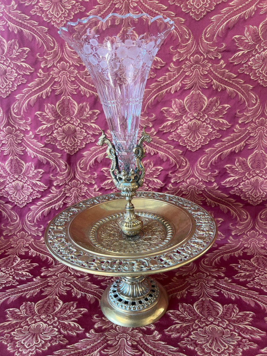 Coupe Vase Soliflore Style Renaissance