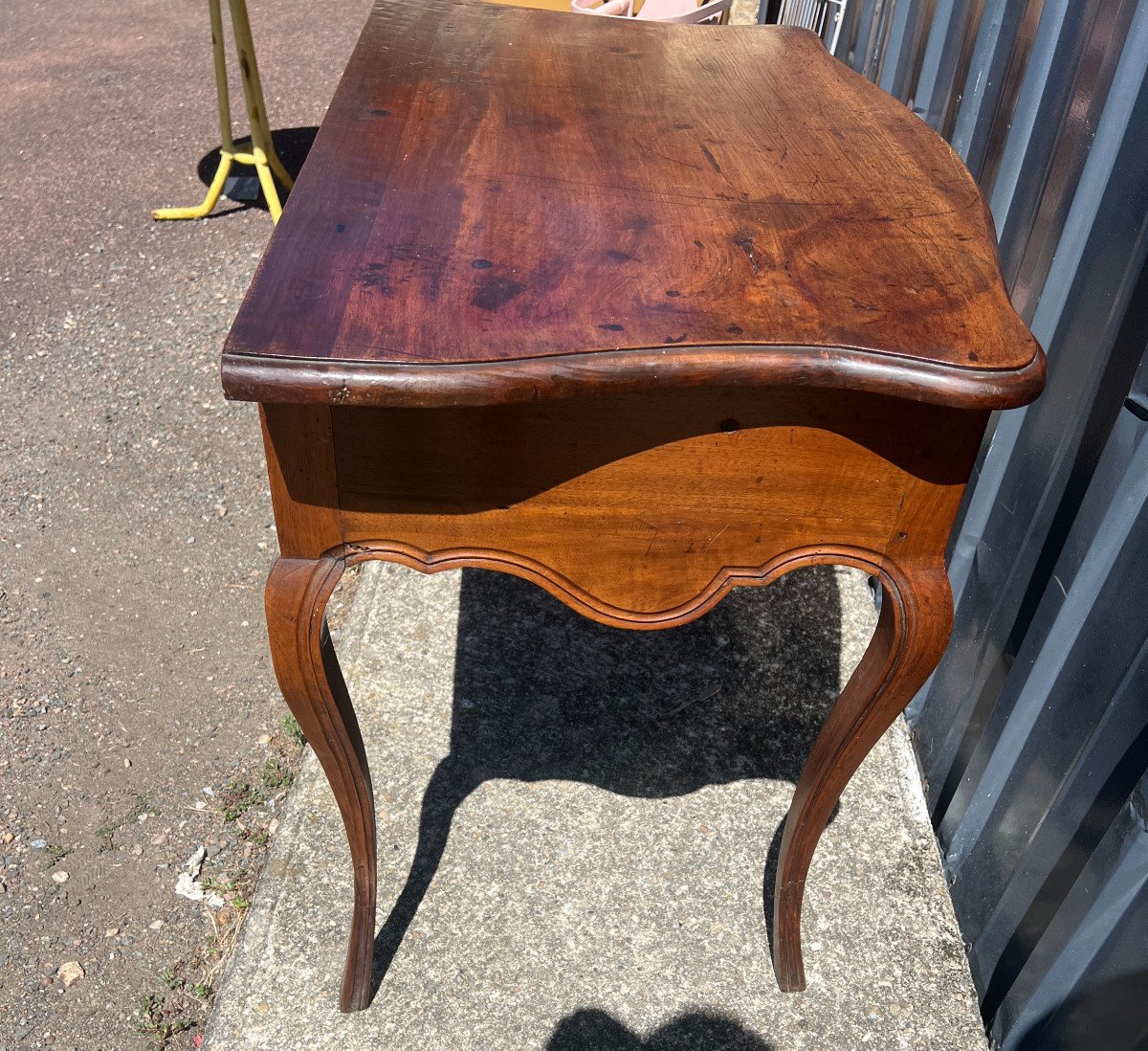 Louis XV Console Table With Drawer-photo-1