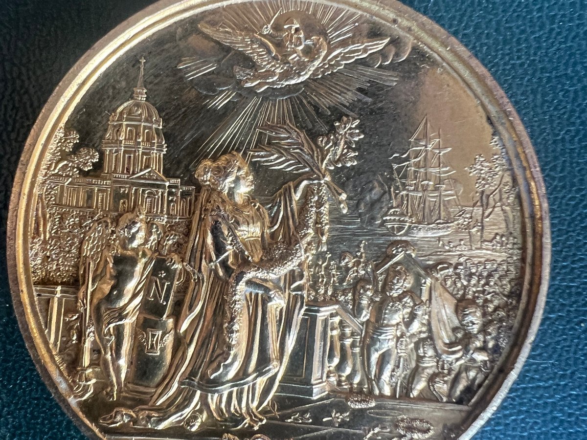 Medaille Napoleon I° Retour Des Cendres Aux Invalides Pour Pourrat Frères Par Montagny -photo-4