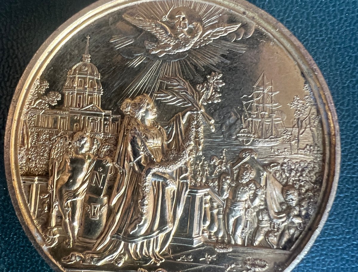 Medaille Napoleon I° Retour Des Cendres Aux Invalides Pour Pourrat Frères Par Montagny -photo-3