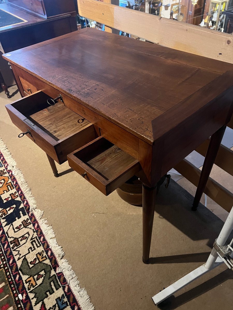 Directoire Period Walnut Dressing Table-photo-2