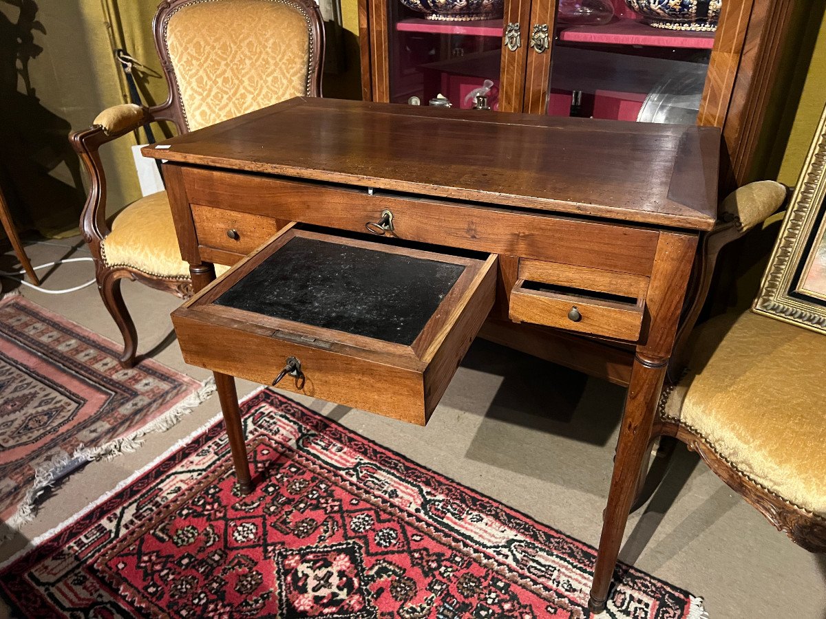 Directoire Period Walnut Dressing Table-photo-4