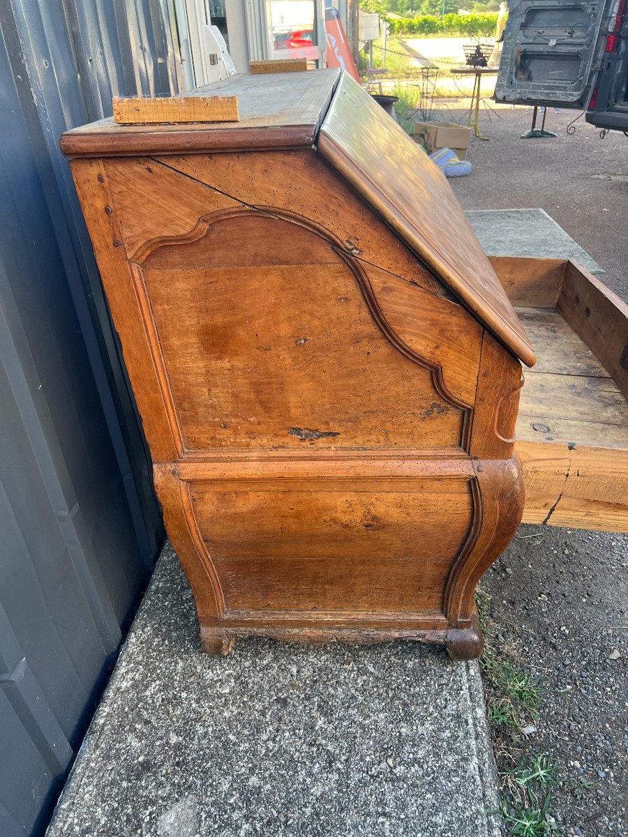 Louis XV Period Scriban Cabinet Commode -photo-3