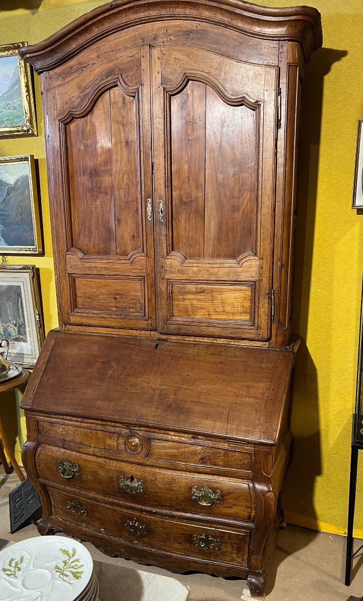 Louis XV Period Scriban Cabinet Commode 