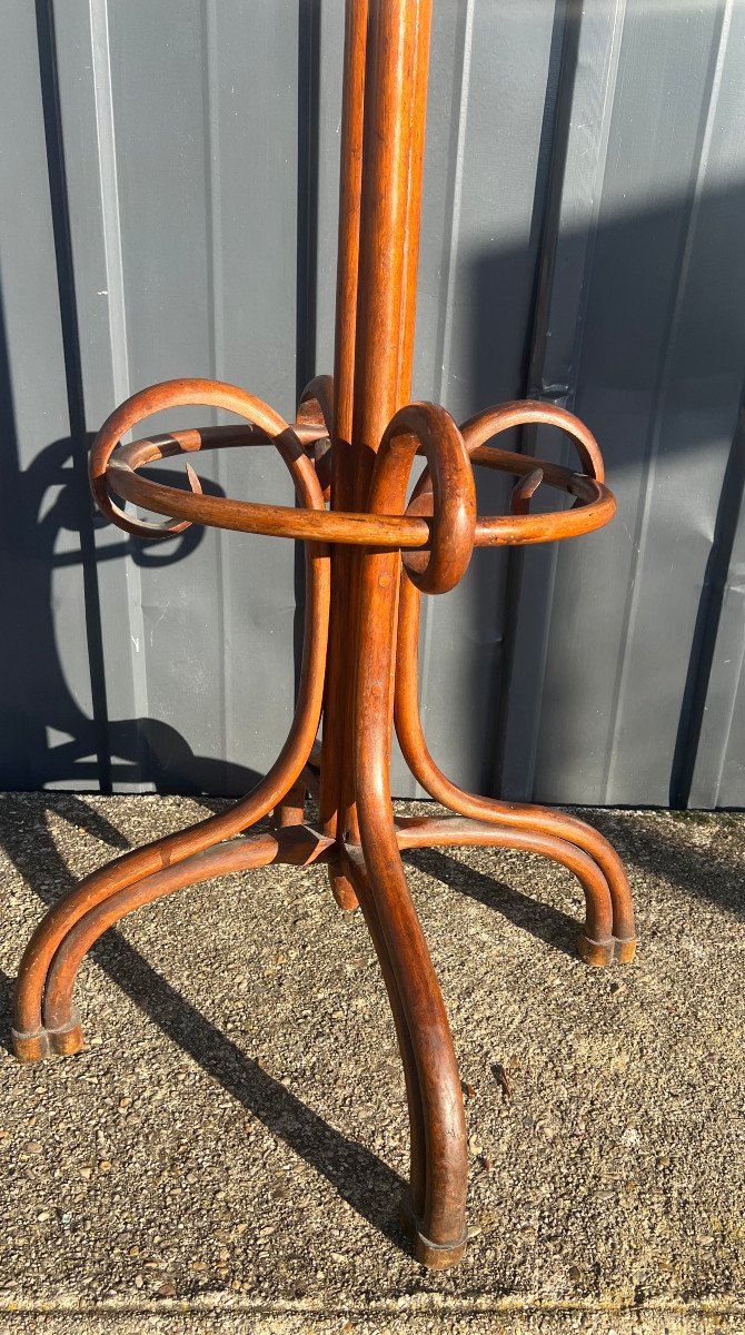 Porte-manteau Ou Perroquet Bois Courbé , Dans Le Goût De Thonet-photo-2