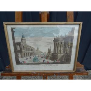 View Of The Ancient City Of Palmyra In Asia, Framed Optical View