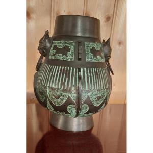 Indochina Bronze Vase Hue