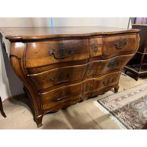 Louis XV Curved Commode